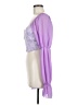 Unbranded 100% Polyester Purple 3/4 Sleeve Blouse Size M - photo 5