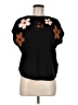 Aaeda Floral Black Pullover Sweater Size M - photo 1