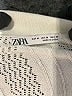 Zara 100% Bamboo Ivory Short Sleeve Blouse Size M - photo 7