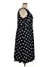 Chaps Polka Dots Black Casual Dress Size 18w - photo 4