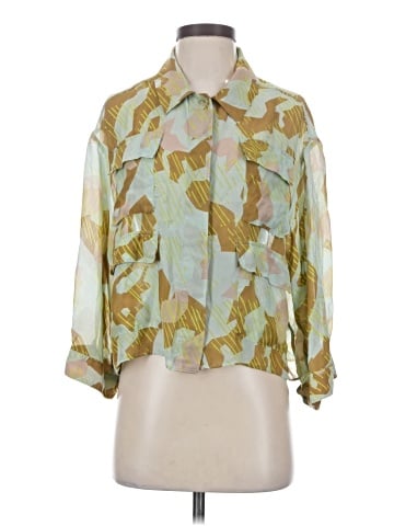 Acne Silk printed blouse (view 1)
