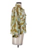 Acne 100% Silk Green Silk printed blouse Size EU 36 / US 6 - photo 4
