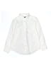 Lands' End Solid White Long Sleeve Button-Down Shirt Size 12 - photo 1