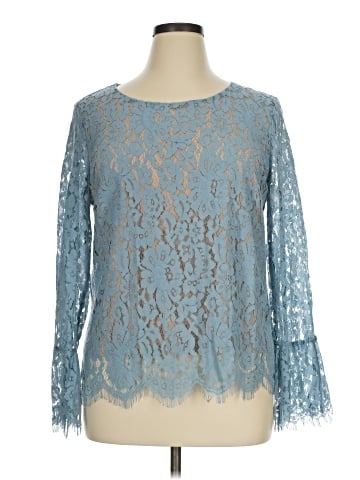 Rose + Olive 3/4 Sleeve Blouse (view 1)
