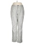 14th & Union Chevron-herringbone Gray Linen Pants Size L - photo 1