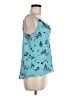 Ecru Teal Sleeveless Blouse Size M - photo 4