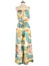 True Destinations 100% Polyester Tropical Teal Jumpsuit Size XS - photo 1