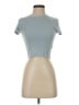 Aritzia Blue Short Sleeve Turtleneck Size XS - photo 1