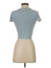 Aritzia Blue Short Sleeve Turtleneck Size XS - photo 2