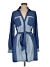 Lost + Wander Color Block Blue Casual Dress Size M - photo 1