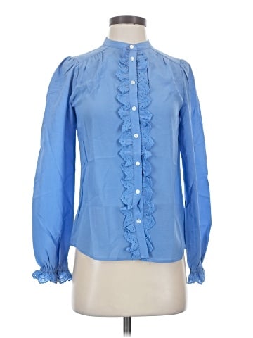 Boden Long Sleeve Silk Top (view 1)