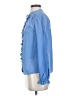 Boden 100% Silk Blue Long Sleeve Silk Top Size 0 - photo 5