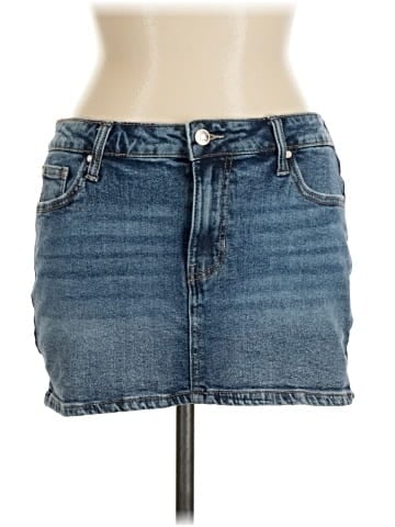Celebrity Pink Denim Skirt (view 1)