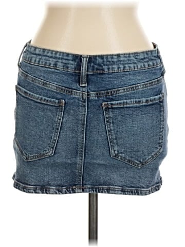 Celebrity Pink Denim Skirt (view 2)