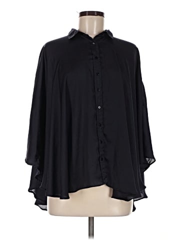 Zara Basic 3/4 Sleeve Blouse (view 1)