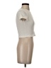 TNA Ivory Short Sleeve Turtleneck Size XXS - photo 4