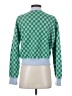 J.Crew Checkered-gingham Green Cardigan Size S - photo 2