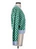 J.Crew Checkered-gingham Green Cardigan Size S - photo 4