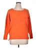 JCPenney Chevron-herringbone Orange Pullover Sweater Size 1X - photo 1