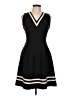 H&M 100% Polyester Black Cocktail Dress Size 10 - photo 1