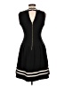H&M 100% Polyester Black Cocktail Dress Size 10 - photo 2