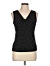 DressBarn 100% Polyester Black Sleeveless Top Size L - photo 1