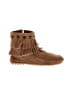 Minnetonka Brown Ankle Boots Size 5 1/2 - photo 1