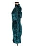 Caroline Constas Teal Cocktail Dress Size M - photo 5