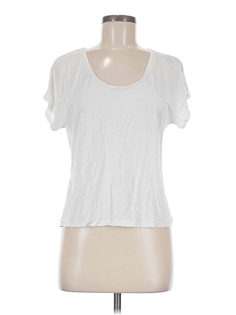 Pre-owned Mng Short Sleeve T-shirt In White