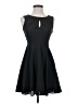 Express 100% Polyester Solid Black Cocktail Dress Size 0 - photo 1