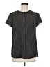 Monday Fun 100% Polyester Polka Dots Black Short Sleeve Blouse Size M - photo 1