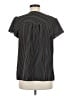 Monday Fun 100% Polyester Polka Dots Black Short Sleeve Blouse Size M - photo 2