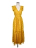Lulus Polka Dots Yellow Casual Dress Size S - photo 1