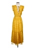 Lulus Polka Dots Yellow Casual Dress Size S - photo 2