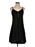 Shein Solid Black Casual Dress Size 4 - photo 1