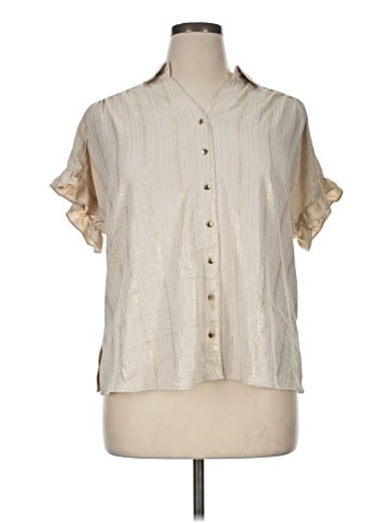 Adrienne Vittadini Short Sleeve Blouse (view 1)