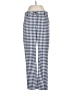 J.Crew 100% Polyester Checkered-gingham Blue Casual Pants Size 2 - photo 1