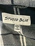 STUDIO BLUE Plaid Gray 3/4 Sleeve Button-Down Shirt Size XXL - photo 7
