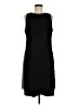 David Warren 100% Polyester Solid Black Cocktail Dress Size 14 - photo 1