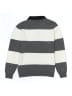H&M Stripes Gray Pullover Sweater Size 8 - photo 2