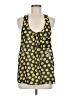 iris 100% Polyester Yellow Sleeveless Blouse Size M - photo 1