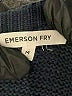 Emerson Fry 100% Cotton Solid Blue Black Pullover Sweater Size M - photo 7