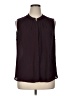 Daniel Rainn 100% Polyester Burgundy Sleeveless Blouse Size XL - photo 1