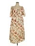 Unbranded 100% Polyester Floral Ivory Casual Dress Size 3XL - photo 1