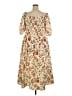 Unbranded 100% Polyester Floral Ivory Casual Dress Size 3XL - photo 2