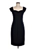 Vera Wang Solid Black Cocktail Dress Size 6 - photo 1