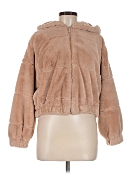 Faded Rose Faux Fur Jacket