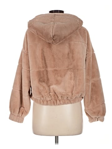 Faded Rose Faux Fur Jacket (view 2)