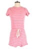 Pink Lily Stripes Pink Romper Size S - photo 1