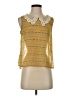 Timing Yellow Sleeveless Blouse Size S - photo 1